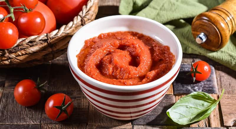 تصویر 4 از رب گوجه فرنگی طبیعی ارگانیک خوش رنگ و غلیظ برای آشپزی